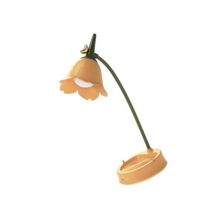 LED Touch Sensor Skrivbordslampa 3 Läge Bord Ljus Ögonvårdande läsning Yellow