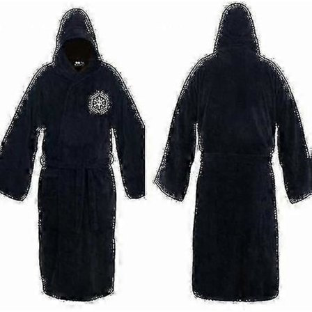 Star Wars Badrock Jedi Sith Med Huva Mjuk Fleece Morgonrock Julklapp