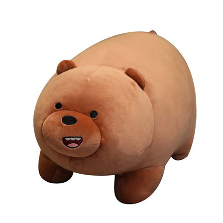 We Bare Bears - Pehmolelu Jääkarhu/Grizzly/Panda, Täytetty Leikkihahmo, Kolme Karhua Piirroshahmo