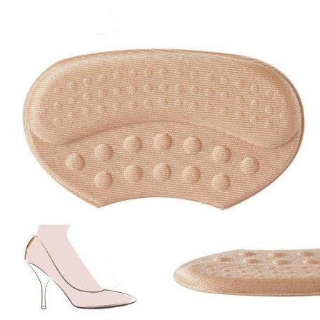 1 par sko puter for høye hæler antislitasje fotputer hæl beskyttere dame sko innleggssåler