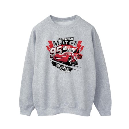 Disney Cars Lightning McQueen Collage Sweatshirt M Sports