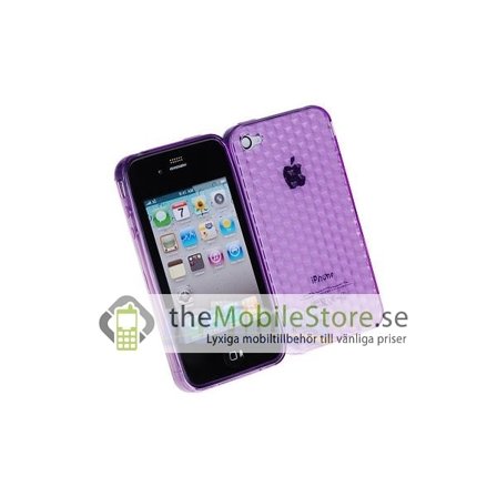 Hexagon FlexiCase Skal till iPhone 4S/4 (LILA)