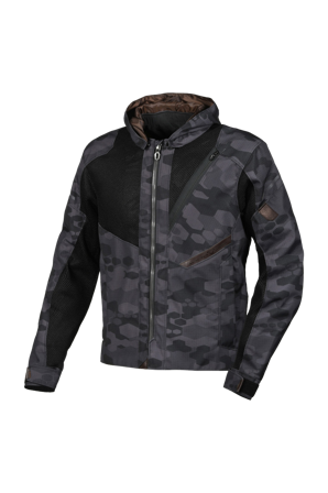 Giacca Moto Macna Farrow Nero-Grigio S