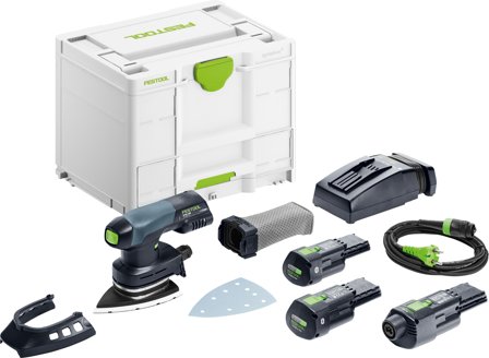 Festool DTSC 400 3,0 I-Set Deltaslip med batteri och laddare, Maskiner