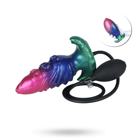 Monster Thrill Inflatable Plug 14 cm - Vuxen.se - Stor butt plugg, stor dildo