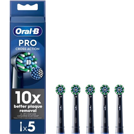 Oral-B CrossAction 5ct Black