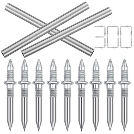 300 Sikkerhetsskruer, usynlig sømløs dobbelthodet spiker, med 3 spesielle pipeverktøy for dekorasjon