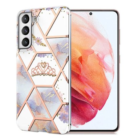 Marble Samsung Galaxy S21 5g Suojakotelo - Marble / Kruunu