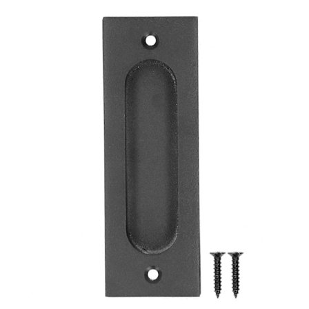 Låvedørhåndtak Rektangulært Rustfritt Stål Skaphåndtak Knotter for Port Skur Garasje Hjem