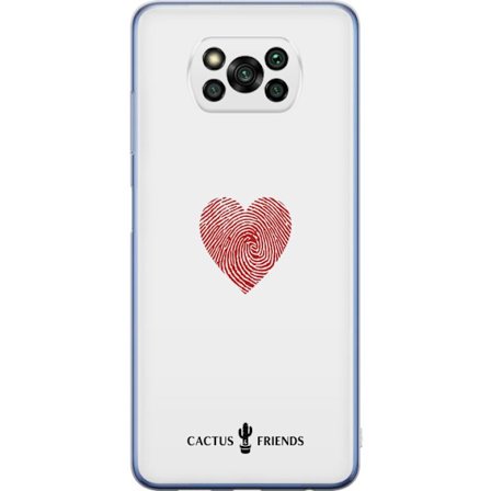 Yhteensopiva Puhelinkuori Xiaomi Xiaomi Poco X3 Pro Cactus and Friends - Fingerprint Love