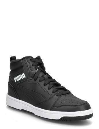 Puma Rebound V6 Mid Wtr Jr Korkeavartiset Tennarit Black PUMA