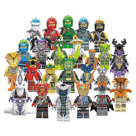 Set Of 24 Pcs Ninjago Figures Building Blocks Toys