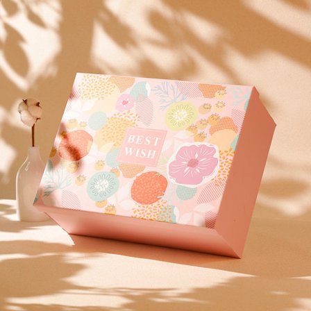 Rosa mors dag himmel och jord filt presentförpackning