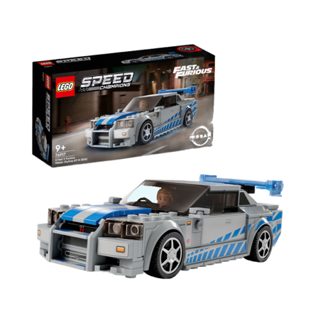 LEGO Speed Champions Fast & Furious Nissan Skyline GT-R (R34) 76917 Byggsatser Unisex ONESIZE