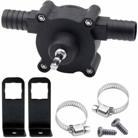 Vandpumpe til hjem og have, mini bærbar selvpumpende vandpumpe elektrisk boremaskinepumpe med 1/4" skaft