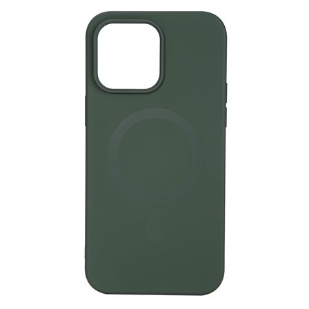 Essentials iPhone 14 Pro Max 6.7 Silicone Mag back cov,Green