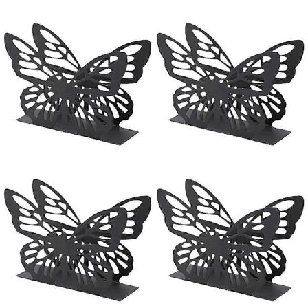 Papirhåndklædeholder, velegnet til restaurant, hotel, café, spisebord, vertikal firkantet håndklædeholder, base sort