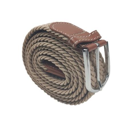 Flexibelt Canvastyg Bälte - 25 färger Beige
