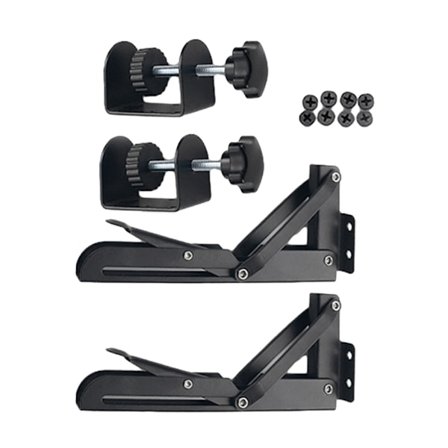 Vikbart hyllfäste för stationär datorställ för skrivbordsskrivbordshyllor