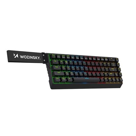 Wozinsky WKGP-1165 Mekaniskt tangentbord för spel med RGB-bakgrundsbelysning - Svart