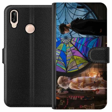 Huawei P20 Lite Plånboksfodral Wednesday Addams