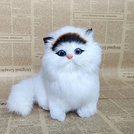 Leksaker för flickor och pojkar Elektroniska plyschkatter Söt 3 4 5 6 7 8 9 Årsgåva