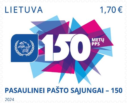 Litauen - UPU 150 år - Postfrisk frimærke