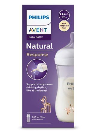 Philips Avent Natural Response tåteflaske sjiraff 260 ml 1 stk