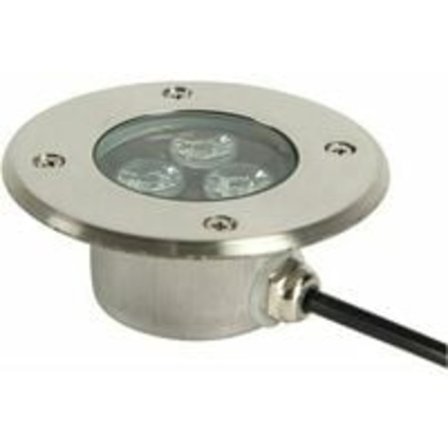 Varmvit LED-infälld downlight utomhus terrass mycket tunn