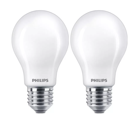PHILIPS Lyspære LED-Classic WarmWhite E27 (2pk)