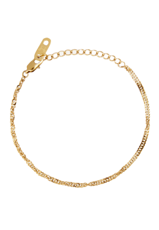 Mockberg Twirl Gold Medium Bracelet Smycken & klockor Dam Guld ONESIZE