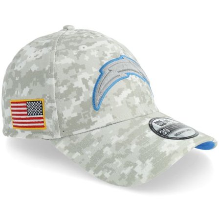 New Era - NFL Camo fitted Keps - Los Angeles Chargers 39THIRTY NFL Salute To Service Camo Fitted @ Hatstore