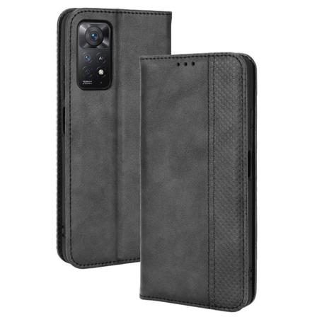 Xiaomi Redmi Note 11 Pro 5g Fodral Flip Vintage Svart