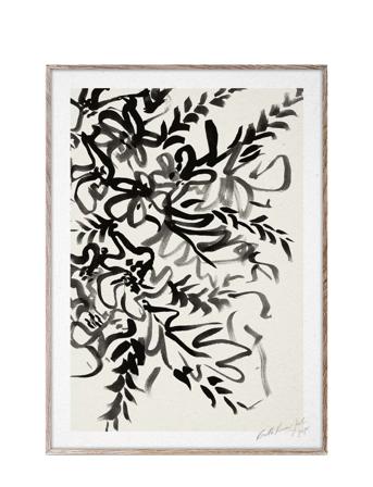 Writing - 30X40 Cm Home Decoration Posters & Frames Posters Black & White Monivärinen/Kuvioitu Paper Collective