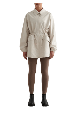 aim'n Waterproof Zip Jacket Friluftsjackor Dam Beige S