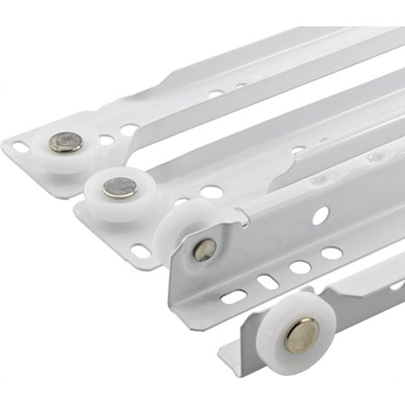 (1 par, 45 cm) Skuffeskinner-Skuffeskinner-Kjøkkenskuffeskinner-Skuffeskinner-Skyveskinne-