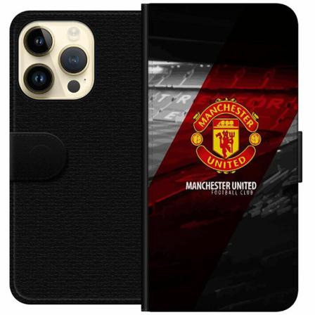 Apple Iphone 14 Pro Plånboksfodral Manchester United Fc
