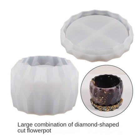 Blomsterpotte Silikonform Vaseformer STOR STOR