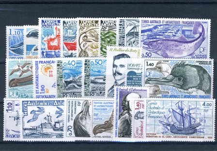 TAAF - Fransk antarktis Terr. - Årgang 1977-79 - Postfrisk