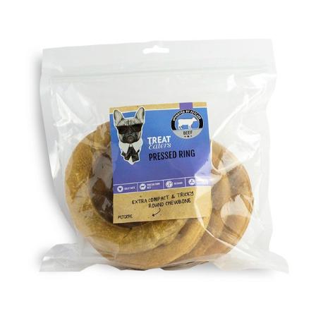 TreatEaters Pressed Ring natural 4pk, Hund, Hundesnacks, Tygg og tyggebein