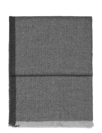 Herringb Throw Home Textiles Cushions & Blankets Blankets & Throws Grå Elvang