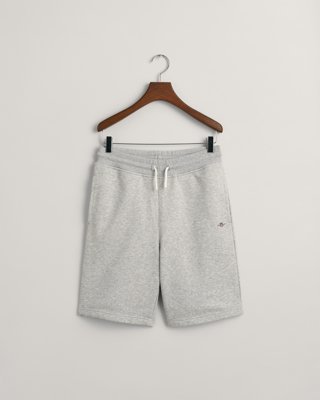 GANT - Teen joggeshorts til gutter til herre light grey melange