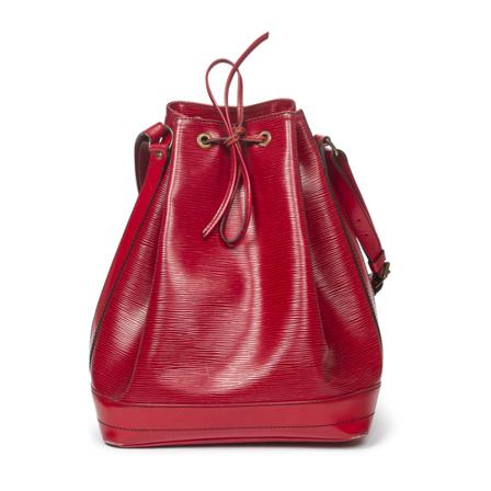 Louis Vuitton Vintage Pre-owned Bucket Bags Rød, Dame Vintage Tasker, Størrelse: ONE Size