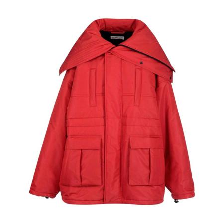 Balenciaga Jas , Rood , Dames , Maat: S Parka Jassen