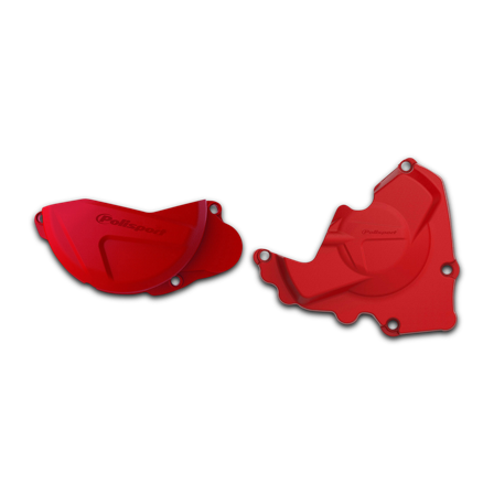 Koblingsdæksel- og Tændingsdækselcover Kit Polisport - Honda CRF 250R 2010-2017