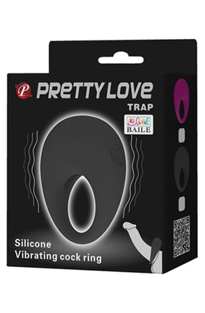 Kjøp Pretty Love Trap - Penisring med vibrator | God pris