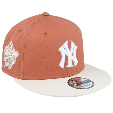New Era - New York Yankees MLB Patch 9FIFTY Terracotta Snapback Snapback Brown Cap - MLB @ Hatstore