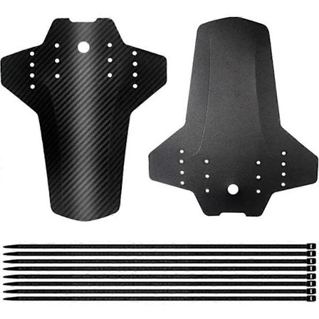 1 Sæt Mountainbike Stænkskærm For og Bag Praktisk Cykelstænkskærm