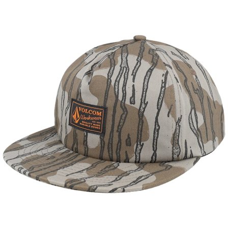 Volcom - Camo snapback Cap - Workwear Hat Brindle Snapback @ Hatstore