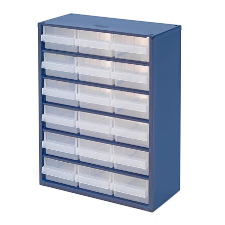 Component cabinet, 18 drawers